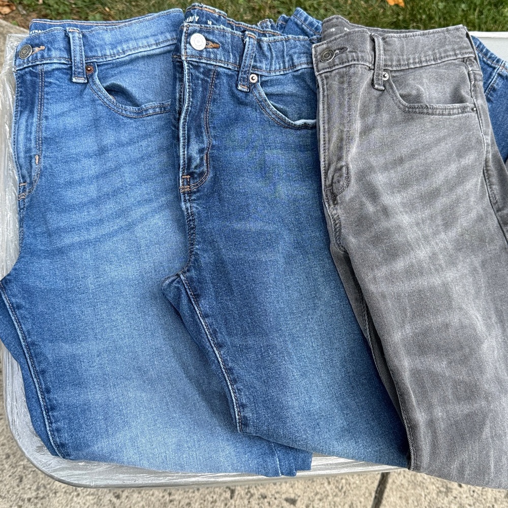 Old Navy Blue and Gray Denim Jeans